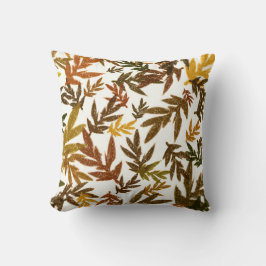 Farbenfrohe Whimsical Herbst Rustikale Blätter Kissen