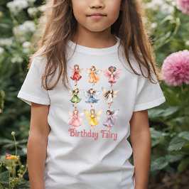 Farbenfrohe Whimsical Magic Niedlich Fairies Gebur T-Shirt