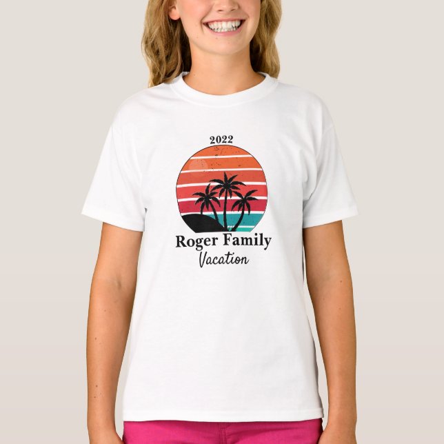 Farbenfrohe Wiedersehen Vacation T - Shirt (Vorderseite)