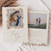 Farbenfrohe Wildblume | Beige Wiese Flat Foto