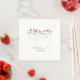Farbenfrohe Wildblume | Hochzeit von Napkins Serviette (Beispiel)