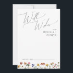 Farbenfrohe Wildblume | Hochzeitsnadel Hinweiskarte<br><div class="desc">Diese farbenfrohe Wildblume | Hochzeitsnacht ist perfekt für Ihre einfache, skurrile Boho Sommerhochzeit. Die hellen, zauberhaften Rosa-, Gelb-, Orange- und Goldfloralen verleihen diesem Produkt das Gefühl eines minimalistisch eleganten Vintagen Hippie-Frühlingsgartens. Das moderne Design ist künstlerisch und zart und zeigt eine klassische erdige Wiese in Aquarell. Egal für welchen Blickwinkel Sie...</div>