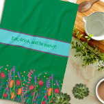 Farbenfrohe Wildblume - individuelles Angebot Stil Geschirrtuch<br><div class="desc">Chic Personalisiert floral Muster Modernes Küchentuch. Diese farbenfrohen Küchenhandtücher sind perfekt, um Ihrer Küche einen farbenfrohen Pop zu verleihen. Pair es mit einer Flasche Wein und es ist ein großartiges personalisiertes Geschenk für Freunde, Familie, Mitarbeiter, Nachbarn, etc. Der benutzerdefinierte Bereich kann in einen Namen oder jede lustige Phrase, die Sie...</div>