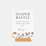 Farbenfrohe Wildblume Windeln Raffle Babydusche Ze<br><div class="desc">Diese farbenfrohe Wildblume-Windschutzscheibe passt perfekt zu Ihrer kleinen, schwindeligen Regenbogendusche. Die hellen, zauberhaften Rosa-, Gelb-, Orange- und Goldfloralen verleihen diesem Produkt das Gefühl eines minimalistisch eleganten Vintagen Hippie-Frühlingsgartens. Das moderne Design ist künstlerisch und zart und zeigt eine klassische erdige Wiese in Aquarell. Egal, für welchen Blickwinkel Sie sich entscheiden, dieses...</div>