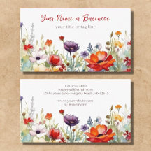 Farbenfrohe Wildblumen Der blühende Blumengarten