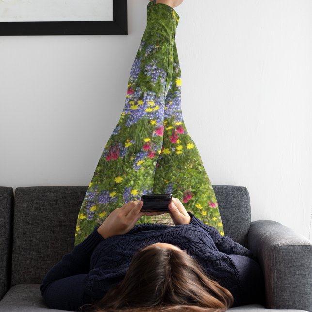 Farbenfrohe Wildblumen Leggings (In Situ)