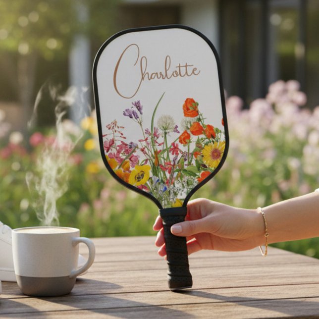 Farbenfrohe wilde Blume Botanischer Name Pickleball Schläger (Von Creator hochgeladen)