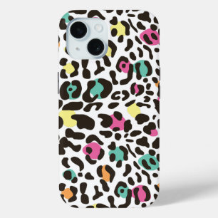 Farbenfrohe Wildtiere & tropische Blätter Case-Mate iPhone Hülle