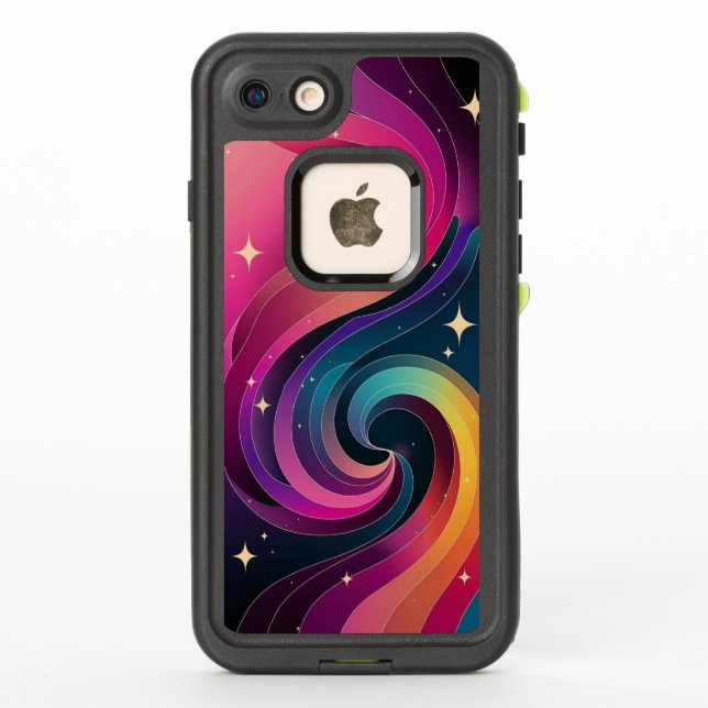 Farbenfrohe Wirble Hintergrundbilder Telefoncase (Rückseite)