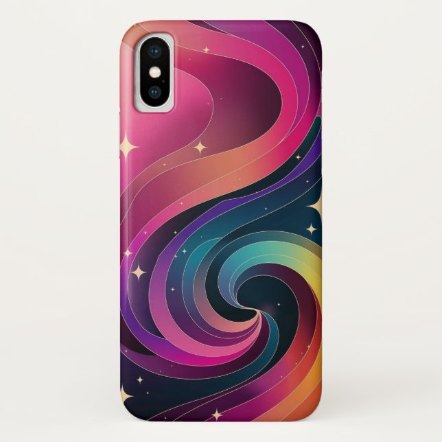 Farbenfrohe Wirble Hintergrundbilder Telefoncase Case-Mate iPhone Hülle (Rückseite)