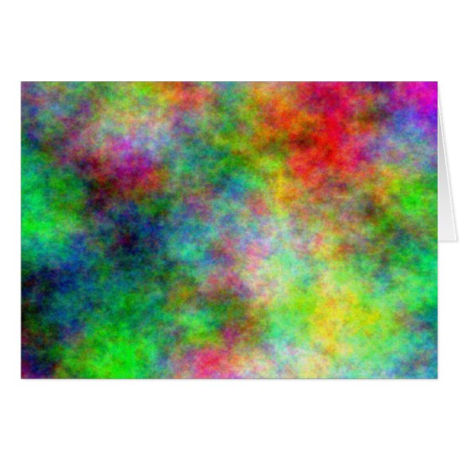 Farbenfrohe Wolken (Vorderseite (Horizontal))