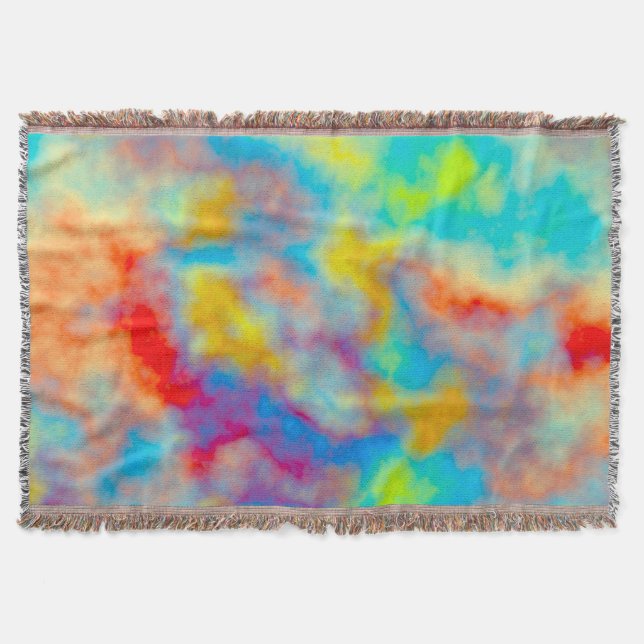 Farbenfrohe Wolken  Decke (Vorderseite)