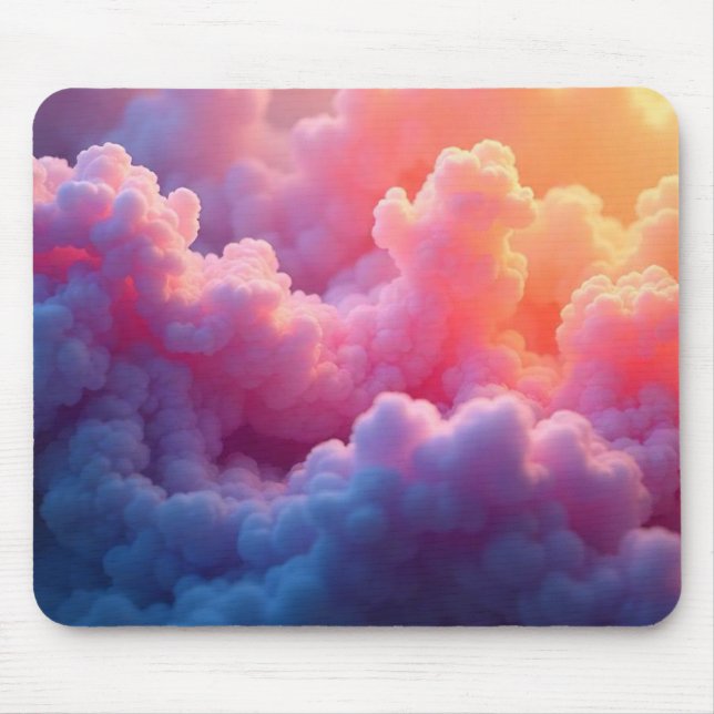 Farbenfrohe Wolkenbildung Mousepad (Vorne)