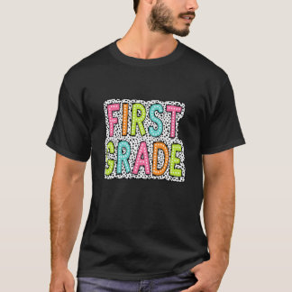 Farbenfrohe Würdigung des Erstklasslehrers T-Shirt