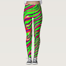 Farbenfrohe Zebra-Druckleiste Abstraktes Muster