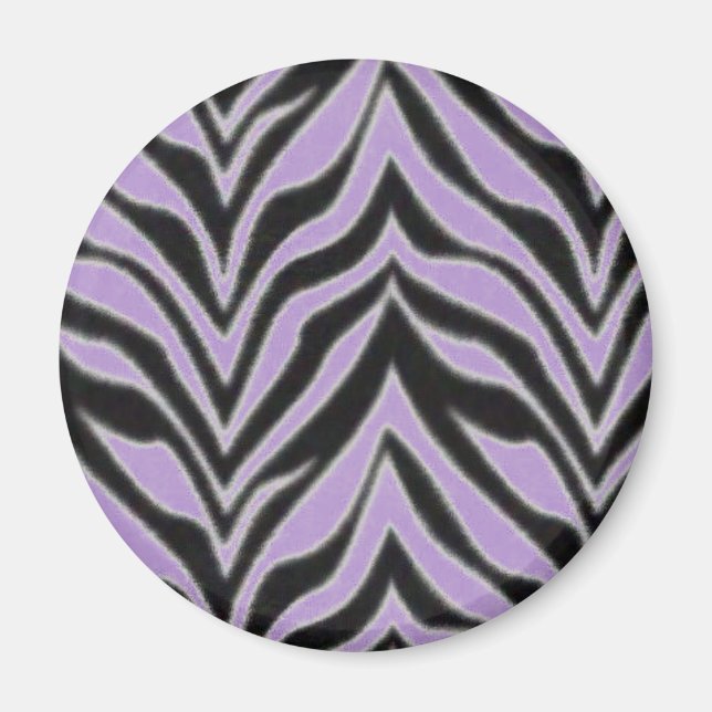 Farbenfrohe Zebrastreifen Magnet (Vorne)