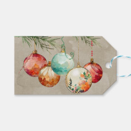 Farbenfrohe zeitgenössische Ornamente - Geschenk T Geschenkanhänger