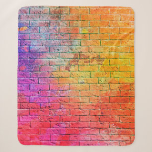 Farbenfrohe Ziegelwand Hintergrundwand,Farbe,Hinte Sherpadecke