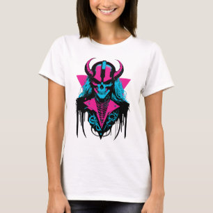 Farbenfrohe Zombie Art T-Shirt