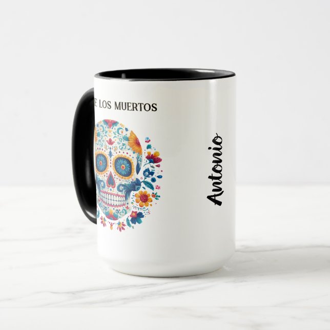 Farbenfrohe Zuckerhut Tasse (Vorderseite Links)