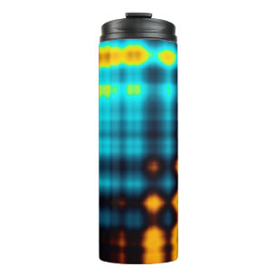 Farbenfroher abstrakter geometrischer Hintergrund  Thermosbecher