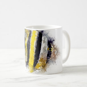 Farbenfroher AngelFisch Perfekt für Aquariumbesitz Kaffeetasse