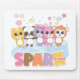 Farbenfroher Animal Frienz zum Spark Kids's Imagin Mousepad