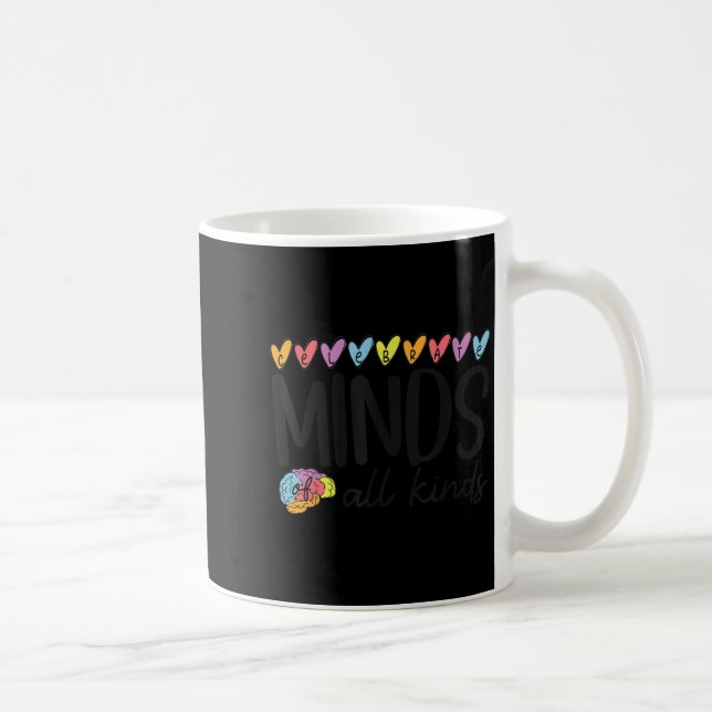Farbenfroher Autismus in der Neurovielfalt feiert  Kaffeetasse (Rechts)