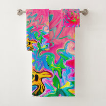 Farbenfroher Blumengarten Abstrakte Collage