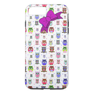 Farbenfroher Cartoon Gehäuse Owl iPhone 7 Plus title_seo2