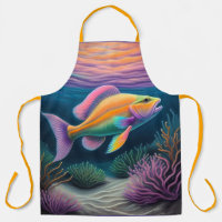 Farbenfroher Chalk Zeichnend Rifffisch
