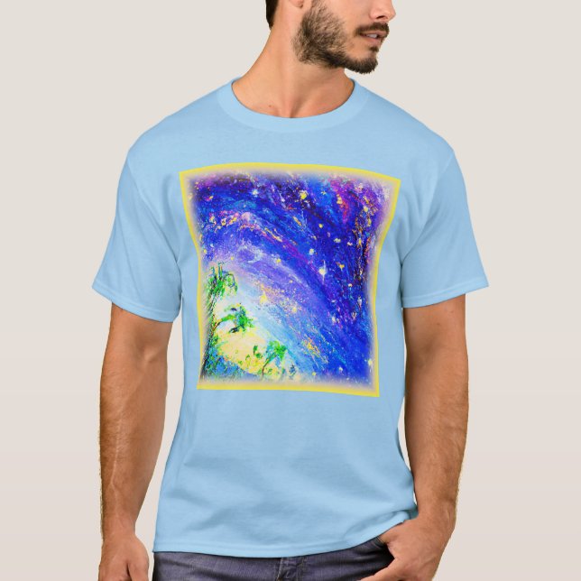 Farbenfroher Dance Dancing im Himmel. Jetzt kaufen T-Shirt (Vorderseite)