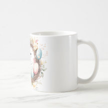 Farbenfroher dekorativer Kranz Ostereier mit Flo