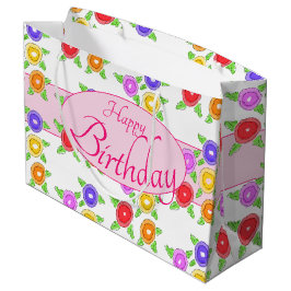 Farbenfroher Designer Große Geschenktüte