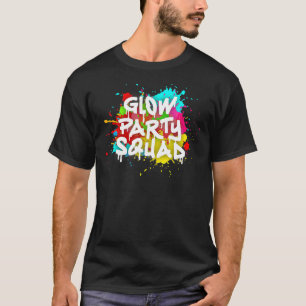 Farbenfroher Farbton-Spritzer-Effekt aus glattem P T-Shirt