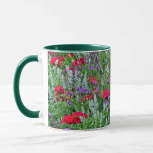 Farbenfroher Frühlingsgarten Tasse