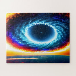 Farbenfroher galaktischer Sturm über den Fun Plane