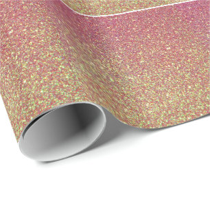 Farbenfroher Glamour-Fauxglitter Geschenkpapier