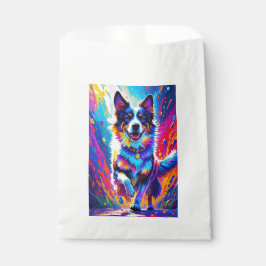 Farbenfroher, glücklicher, spielerischer lustiger  geschenktütchen