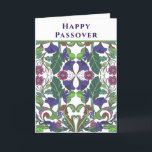 Farbenfroher Glückspass - Stern von David Holiday Feiertagskarte<br><div class="desc">Dekorative "Happy Pesach" Grußkarte mit Star of David im Inneren.Sie können den Gruß auf der Vorderseite und die Nachricht auf der Innenseite der Karte anpassen.</div>