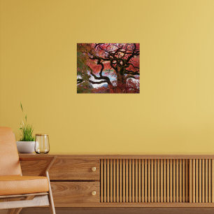 Farbenfroher Gnarly Japanese Maple Tree Poster