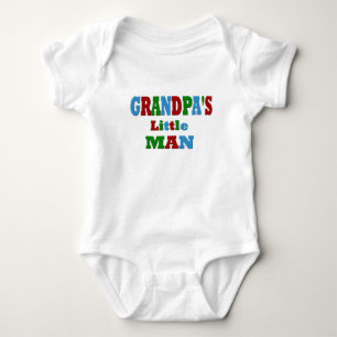 Farbenfroher Großvater Baby Strampler
