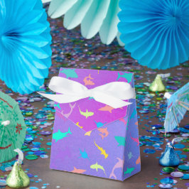 Farbenfroher Hai unter dem Party der Meeresschule Geschenkschachtel