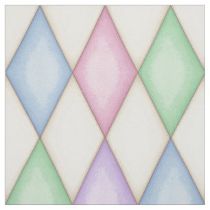 Farbenfroher Harlekin-Diamant-Karo Stoff
