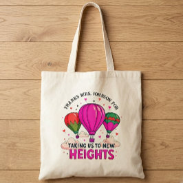 Farbenfroher Heißluftballon - Lehrerbewertung Tragetasche