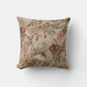 farbenfroher Hintergrund der Blume. Aquarell Illus Kissen