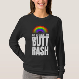 Farbenfroher Hintern Rash Joke Funny Vacchini T-Shirt