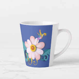 Farbenfroher Humming Bird Milchtasse