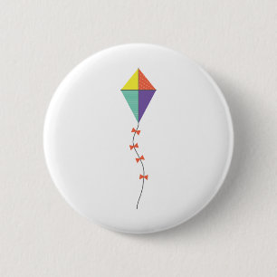 farbenfroher Kite Button