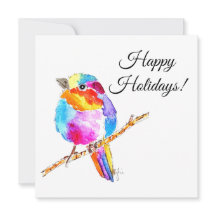 Farbenfroher kleiner Vogel